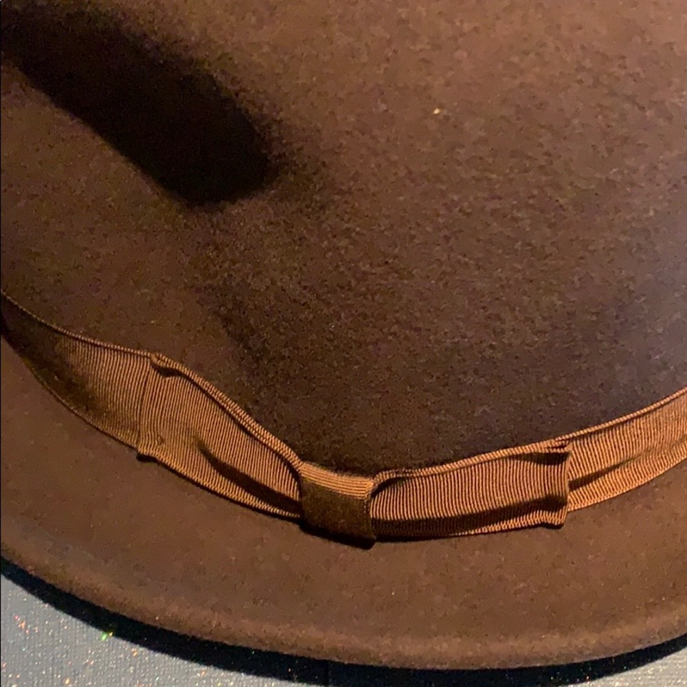 Brown felt hat